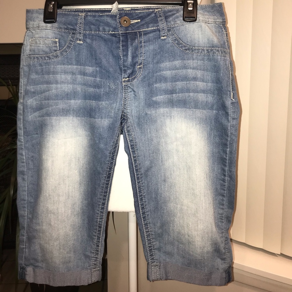 Soundgirl Cuffed Bermuda Shorts